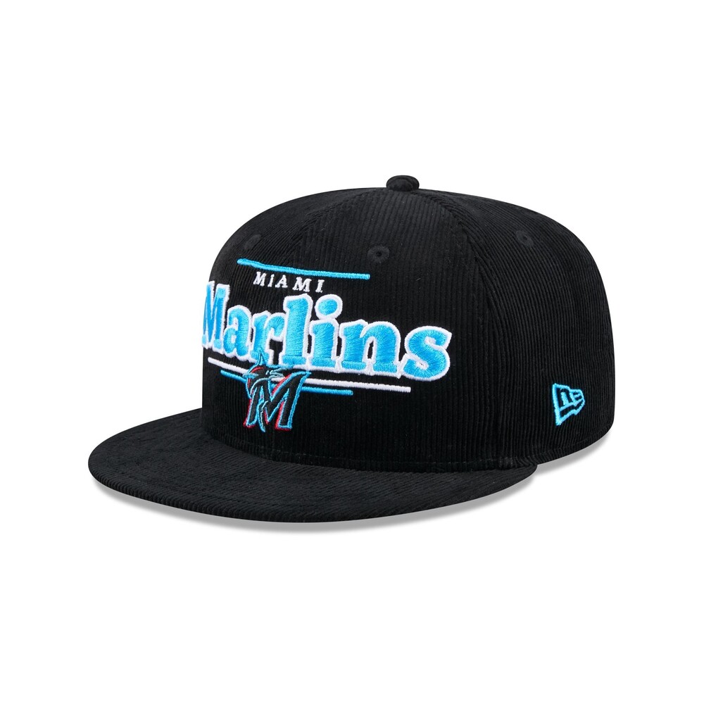 New Era Miami Marlins Throwback Display 9FIFTY Snapback Hat - One Size